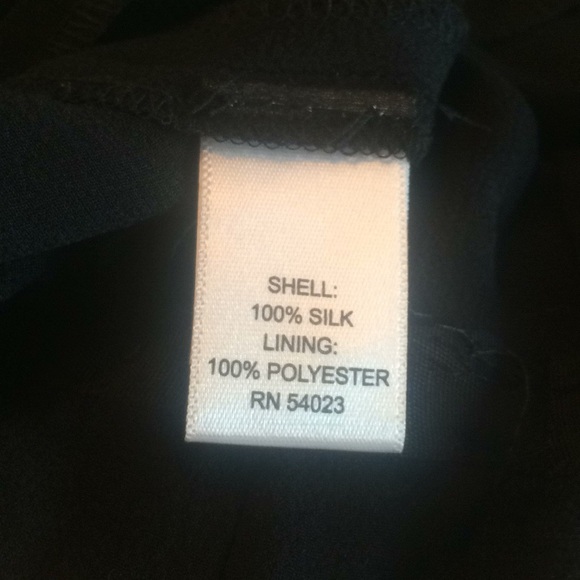 Banana Republic silk ruffles little black dress 14 - Picture 5 of 5